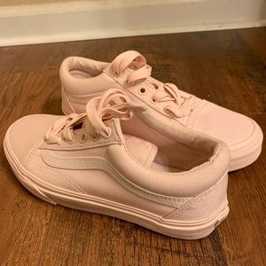 Vans all pink old school shoes size 7.5 women’s